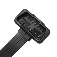 Plat 16 Pin 1 à 1or2 véhicule double connecteur prise Elm327 OBD 2 nouilles câble Diagnostic Tool